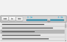 html5 audio player background color
