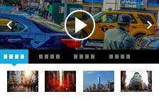 Video portal with slider and sub categories
