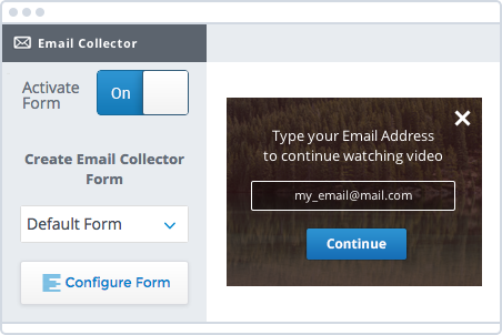 Email collection gallery